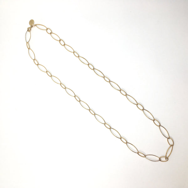 Golden chain necklace