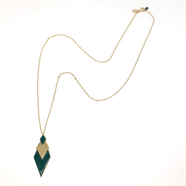 Art Deco diamond long necklace