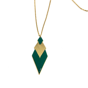 Art Deco diamond long necklace