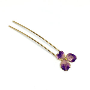 pic-cheveux-fleur-violette-email-violet-cristal-accessoire-cheveux