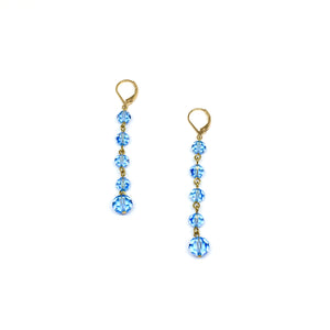 Long "crystal" earrings