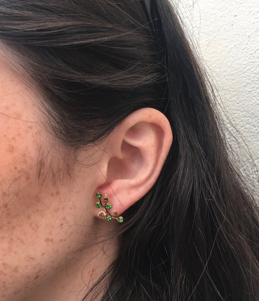 "Foliage" earrings